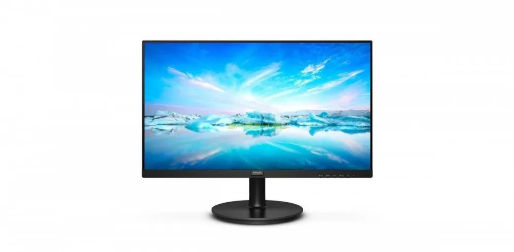Monitor Philips LED 222V8LA 21.5 inch 4 ms Negru 75 Hz