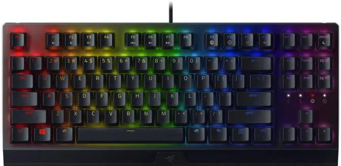 Tastatura RAZER Gaming BlackWidow V3 TKL Yellow Switch Mecanica