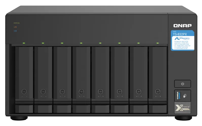 Network Attached Storage QNAP TS-832PX 4GB