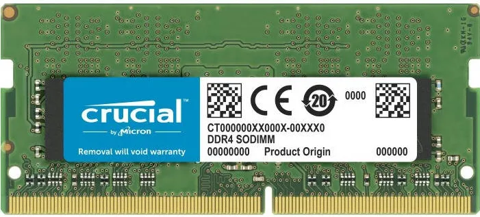 Memorie Laptop Crucial 8GB, DDR4, 3200MHz, CL22, 1.2v