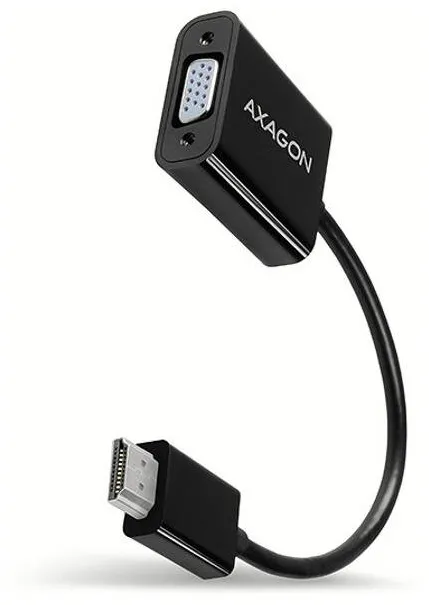 Adaptor AXAGON 1x HDMI v1.4b Male - 1x VGA Female, negru