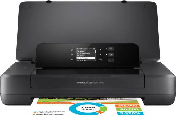 Imprimanta HP OfficeJet 200 Mobile All-in-One, InkJet, Color, Format A4, Wi-Fi, Portabila