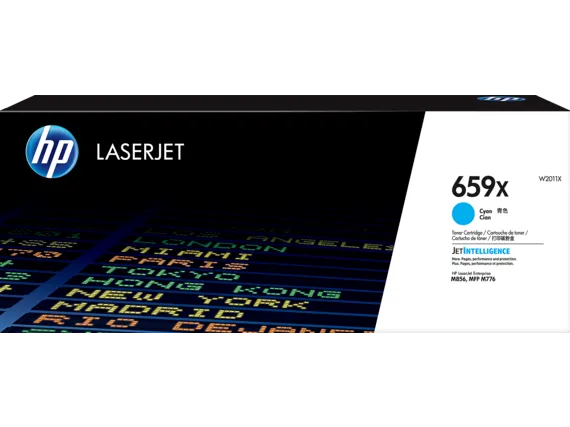Toner imprimanta HP 659X Cyan