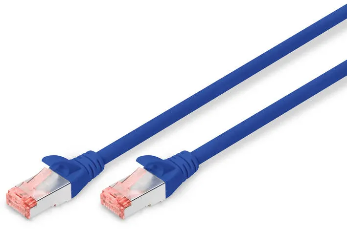 Accesoriu Retea Assmann CAT 6 S-FTP patch cable Cu LSZH AWG 27/7 0.5 m 10 buc Albastru