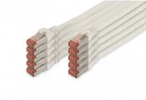 Cablu Assmann CAT 6 S-FTP patch cable Cu LSZH AWG 27/7 3 m 10 buc Alb