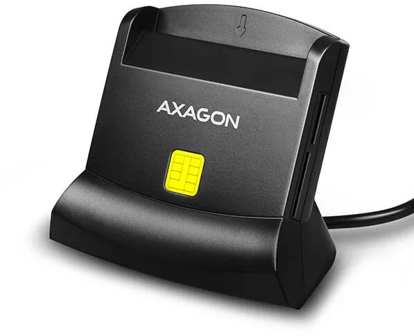 Card Reader AXAGON CRE-SM2 ,Cititor USB, Smart Card si SD/microSD/SIM