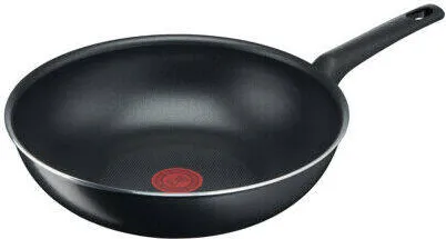 TEFAL Tigaie Wok Tefal Simple Cook, Thermo-Signal, invelis antiaderent din titan, 28 cm