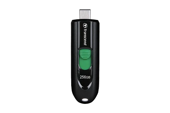 Memorie USB Transcend 256GB USB3.2 Pen Drive Type-C Capless Black