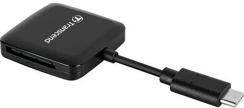 Card Reader Transcend RDC3 SD/microSD USB-C 3.2 gen1 Black