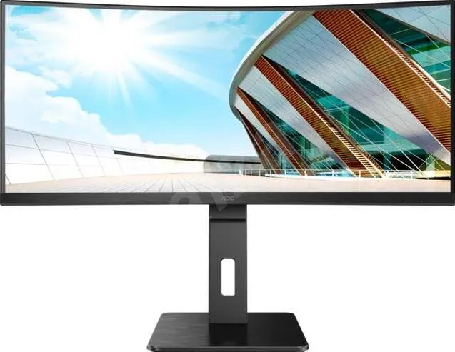 Monitor AOC CU34P2A Curbat 34 inch 4 ms Negru 100 Hz