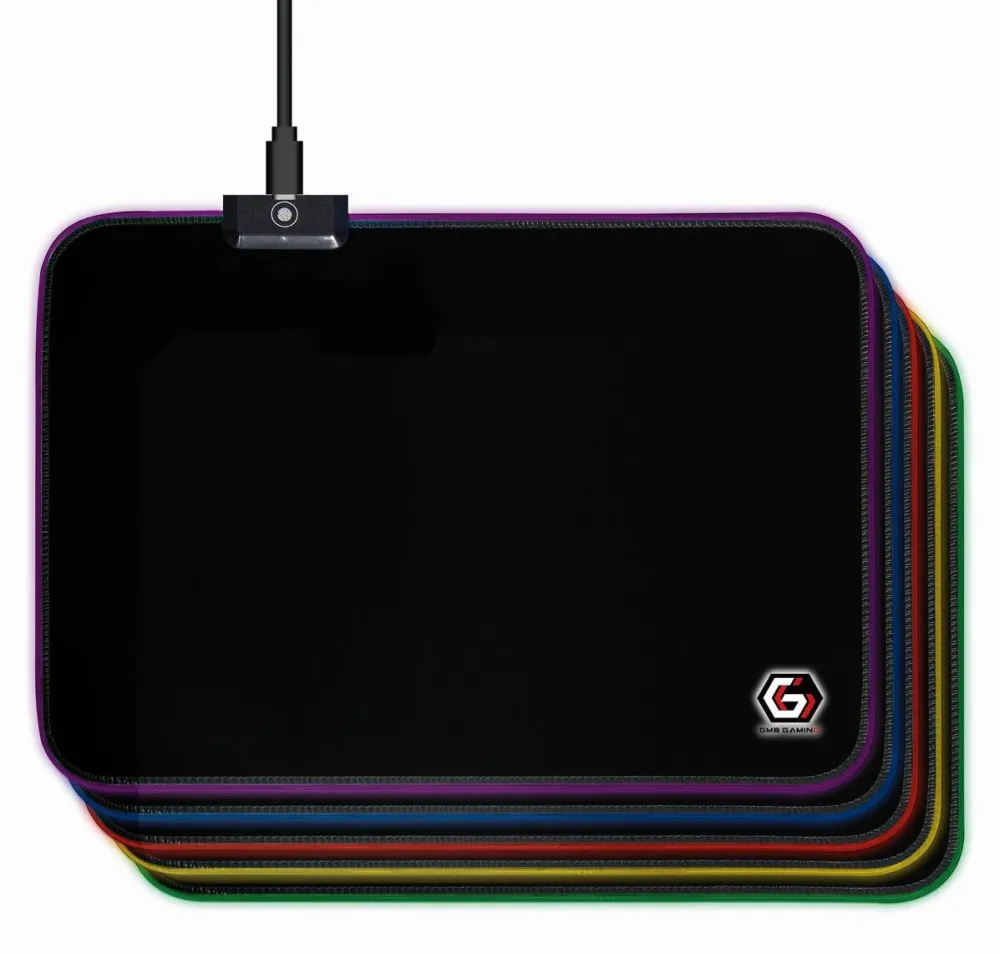 Mouse pad Gembird with LED light effect M-size 250x350mm