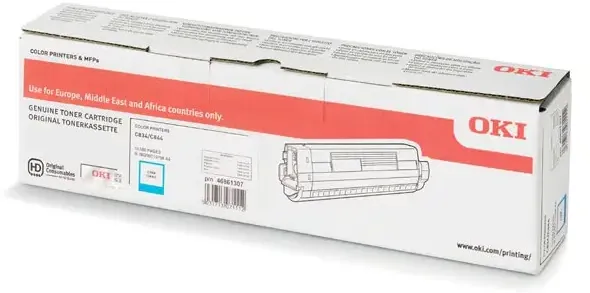 Toner imprimanta OKI Cyan 10000 pgs 834/844