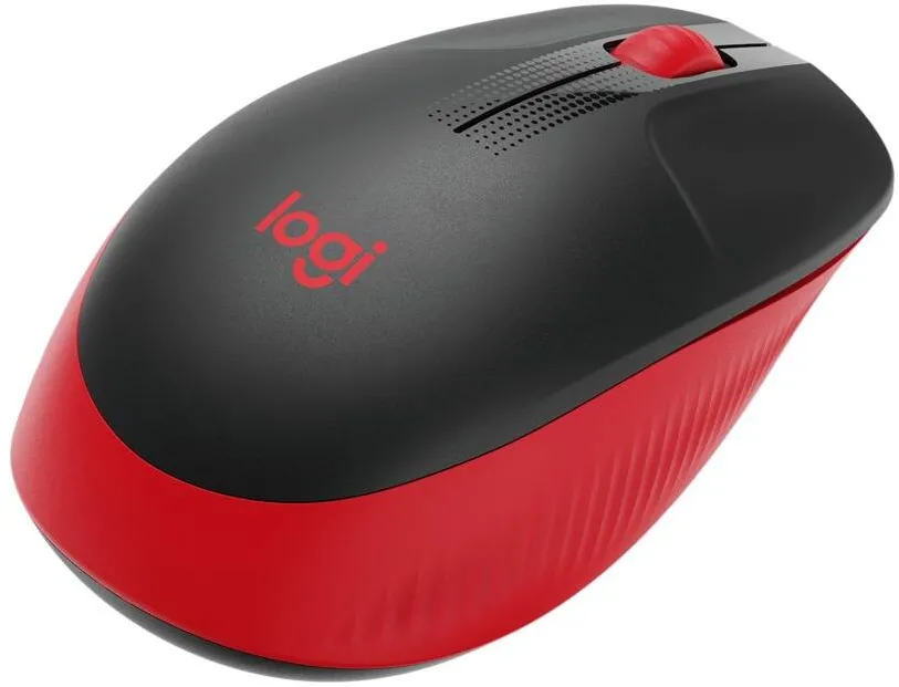 Mouse LOGITECH M190, Wireless, Red