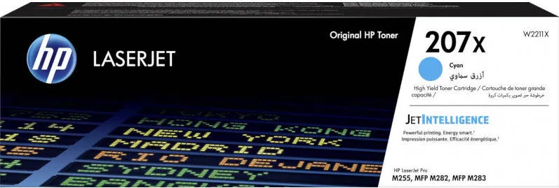 Toner imprimanta HP 207X Cyan