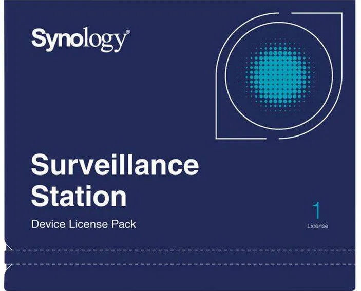 Accesoriu Retea Synology Licenta Virtuala (X 1),  pentru extinderea numarului de camere, a modulului I / O, a controlerelor de acces si a dispozitivelor de tranzactie configurate pe statia de supraveghere