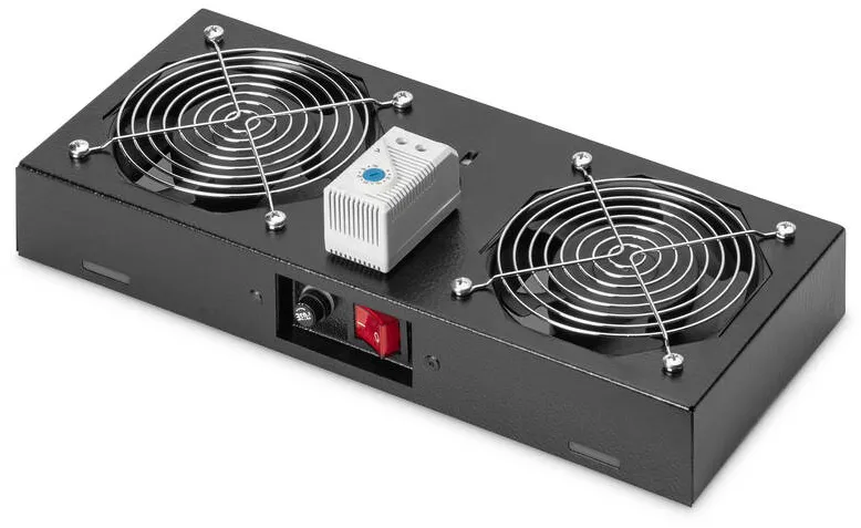 Accesoriu Retea Assmann Roof cooling unit for wall mounting. SoHo wall mounting and unmounted cabinets 2 fans