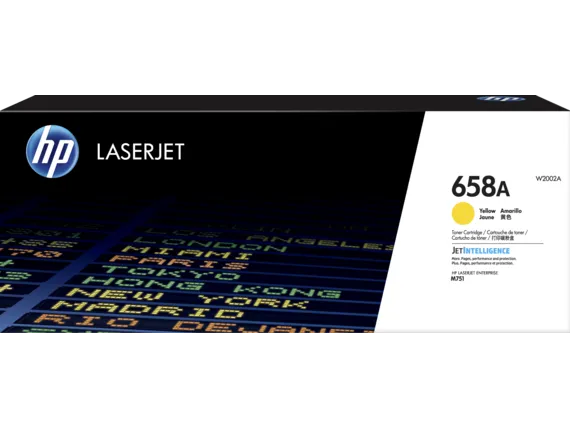 Toner imprimanta HP 658A Yellow