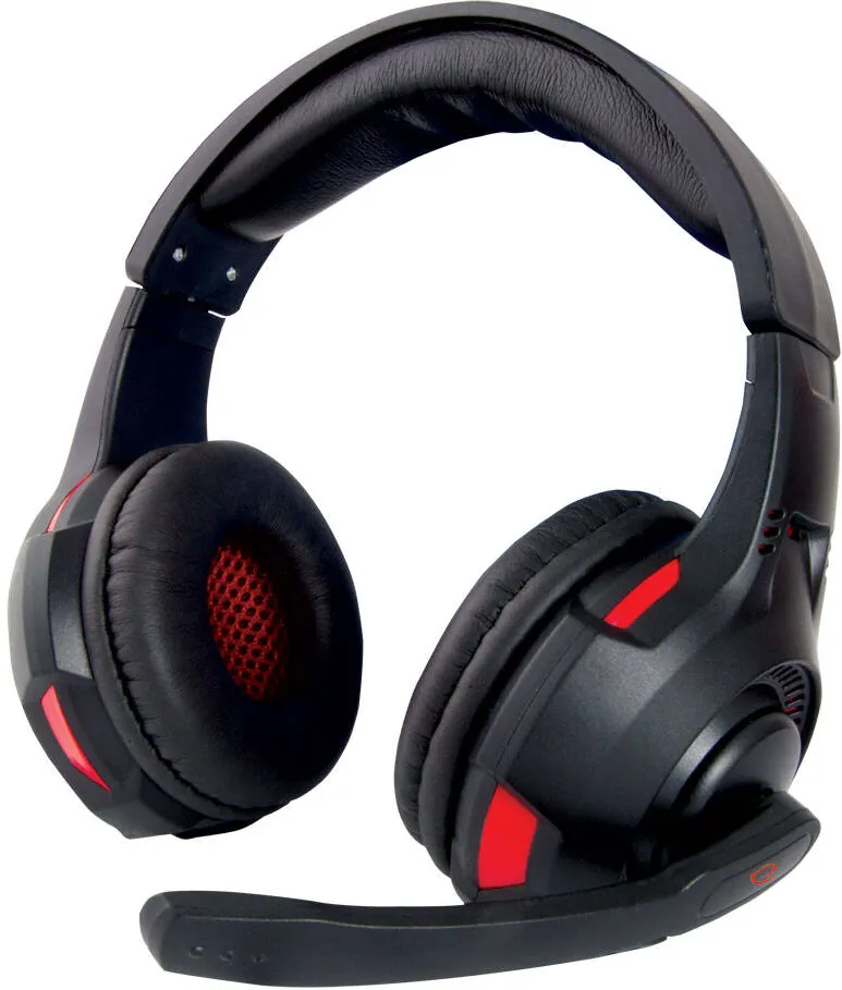 Casti Over-Head Esperanza EGH370 Headset Head-band Black, Red