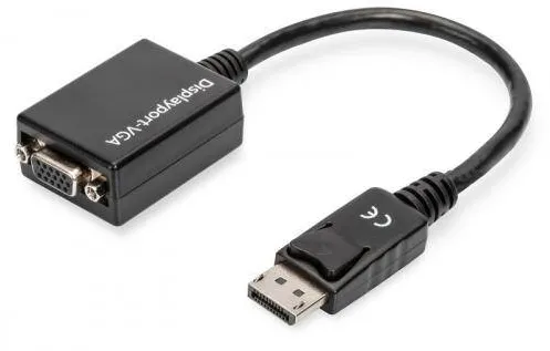 Adaptor Assmann displayPort VGA HD15 0.15m AWG28 2x shielded