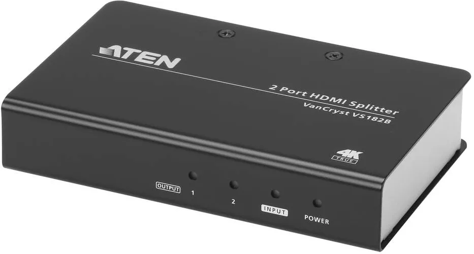 Adaptor ATEN VS182B 2-Port True 4K HDMI Splitter