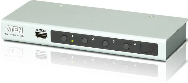Switch KVM ATEN VS481B-AT-G HDMI Switch 4 port supports Ultra HD 4Kx2K
