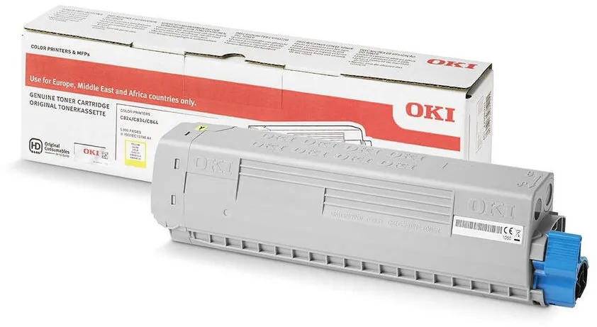 Toner imprimanta OKI Yellow 10000 pgs 834/844