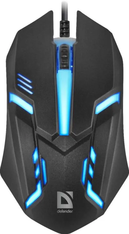 Mouse Defender CYBER MB-560L BLACK 7 COLORS 1200DPI 3P