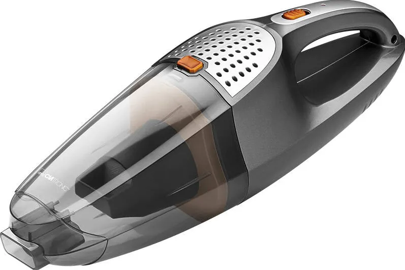 Aspirator Clatronic de mana Fara sac 1400 mAh, 20 min, uscat/umed, Argintiu