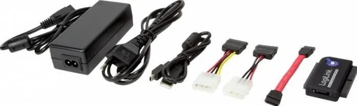 Adaptor Logilink USB 2.0 to IDE & SATA w. OTB