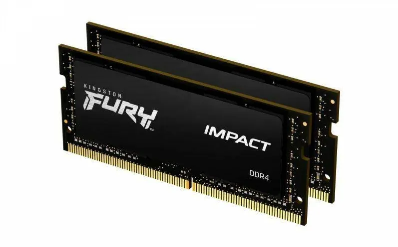Memorie Laptop Kingston FURY Impact, 16GB, DDR4, 3200MHz, CL20, 1.2v, Dual Channel Kit