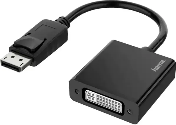 Adaptor HAMA DisplayPort - DVI 4K, 200336, Negru