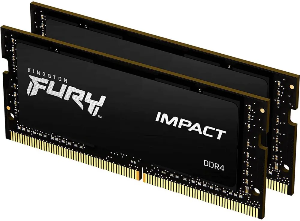 Memorie Laptop Kingston FURY Impact, 32GB, DDR4, 3200MHz, CL20, 1.2v, Dual Channel Kit