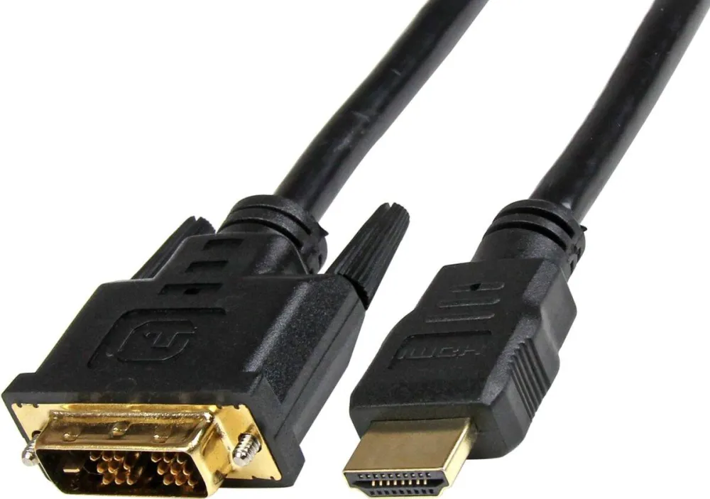 StarTech HDDVIMM2M, 2m High Speed HDMI Cable to DVI Digital Video Monitor - video cable - HDMI / DVI - 2 m