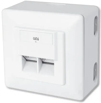 Accesoriu Retea Assmann Digitus DN-9006-N,  Priza Perete CAT6
