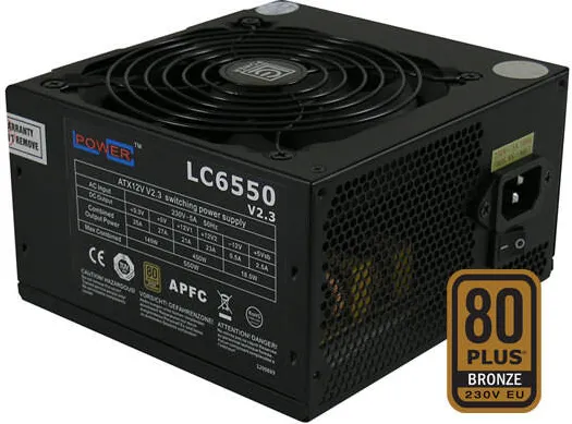 Sursa PC LC-Power Super Silent Series LC6550 V2.3 550 W