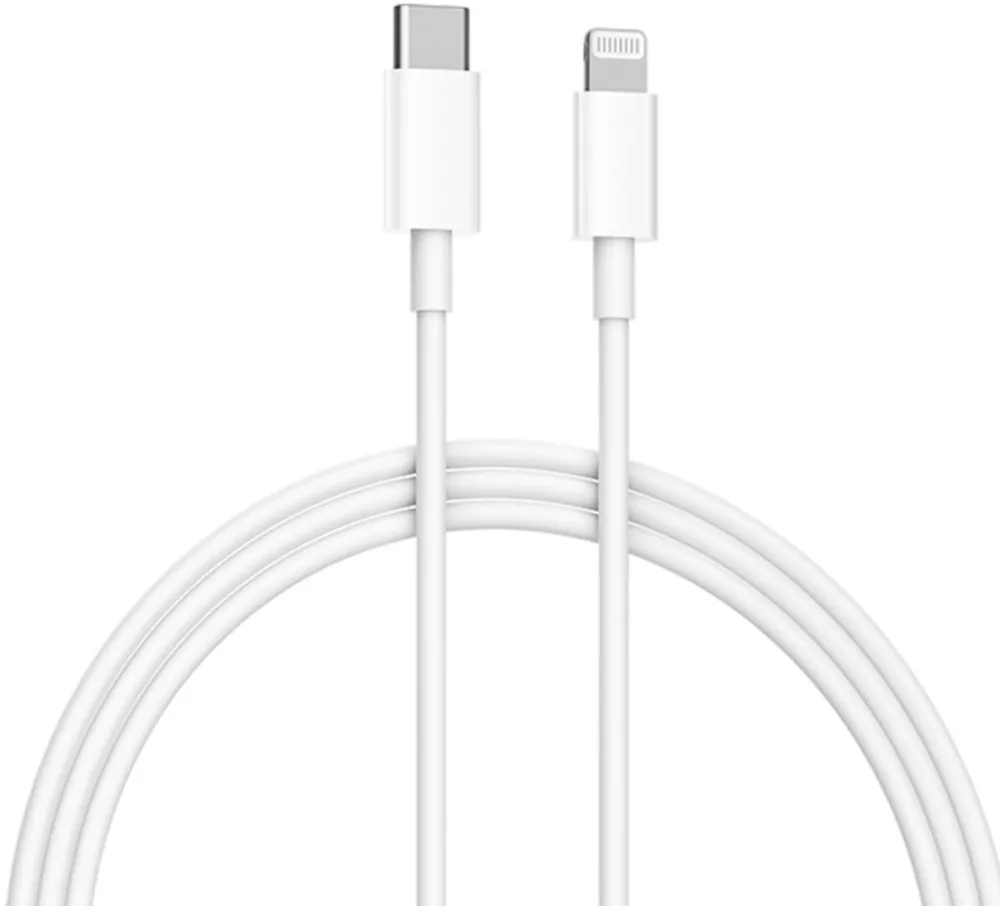 Xiaomi Cablu date  incarcare - USB Lightning, MFI  Type-C, lungime 1 m, 18W, Alb