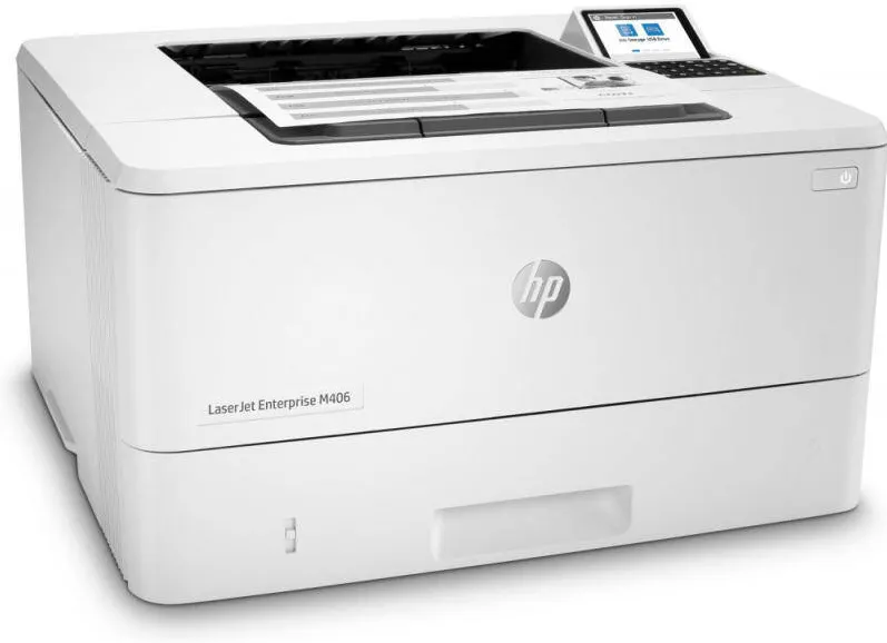 Imprimanta HP M406DN Laser, Monocrom, Format A4, Duplex, Retea