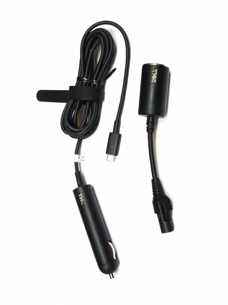 Alimentator Laptop Dell car / airplane - 65 Watt,  450-AFLE