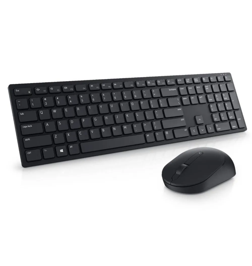 Kit Periferice Dell tastatura + mouse KM5221W Pro, Wireless Black