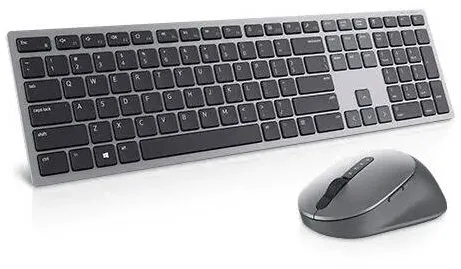 Kit Periferice Dell tastatura + mouse KM7321W, Wireless BT Silver