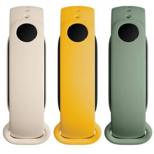 Xiaomi Mi Smart Band 6 Strap 3 pack Ivory/Olive/Yellow