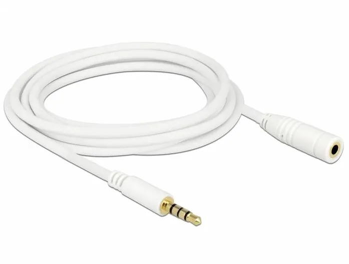 Accesoriu Retea DELOCK Extension Audio Stereo jack 1m black 84480
