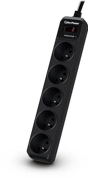 CyberPower Priza/Prelungitor Tracer III B0520SC0-FR surge protector Black 5 AC outlet(s) 200 - 250 V 1.8 m