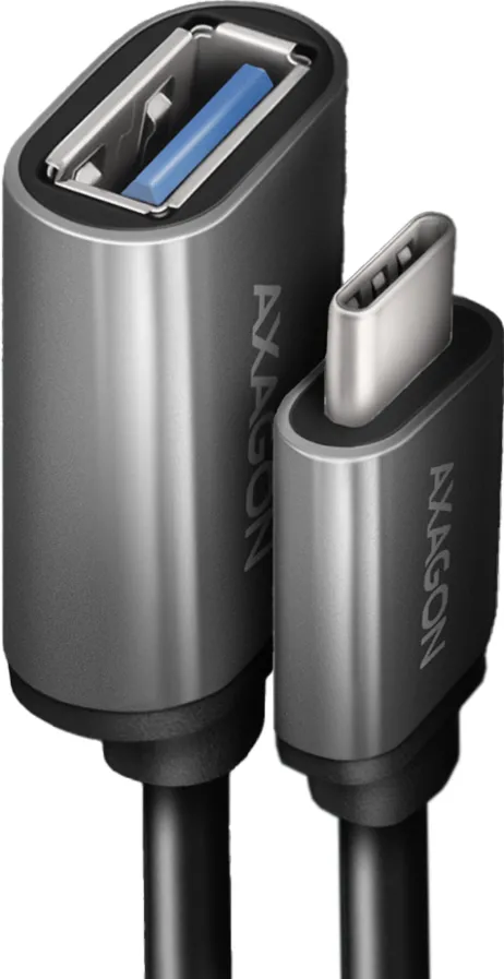 Adaptor AXAGON 1x USB tip C Male - 1x USB Female, gri