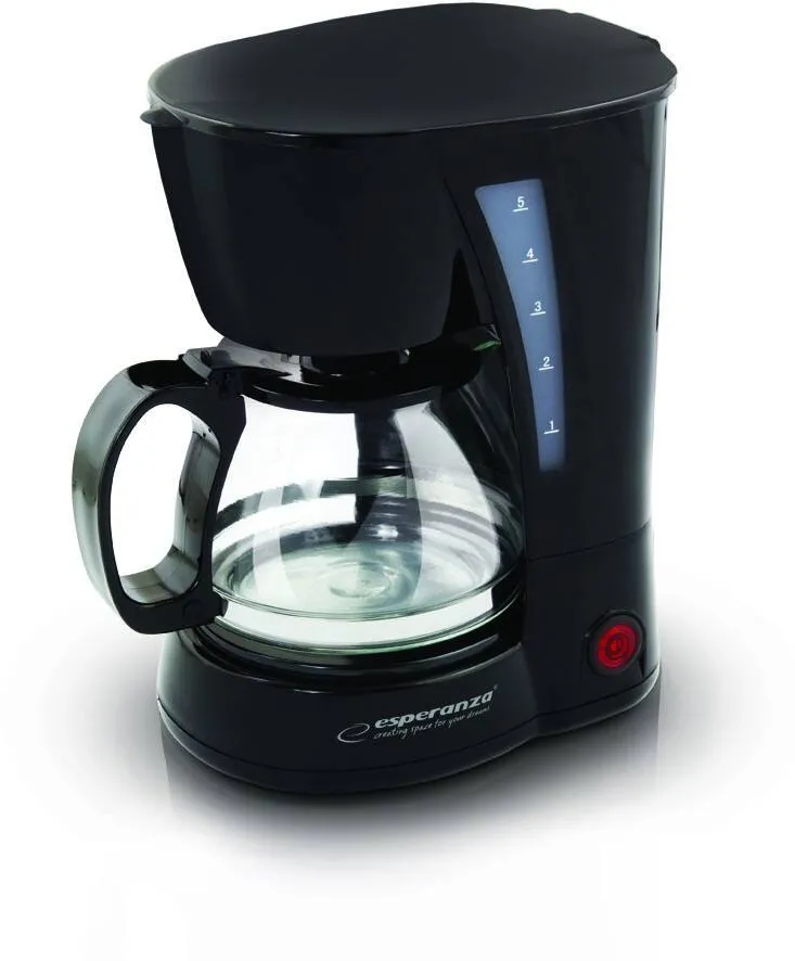Cafetiera Esperanza ROBUSTA 0.6L 650 W Negru