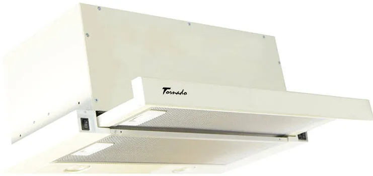 Tornado Hota Telescopica Incorporabila Storm 1200 (60), 1 motor, latime 60 cm, 3 viteze, absorbtie 1200 m3/ora, Bej