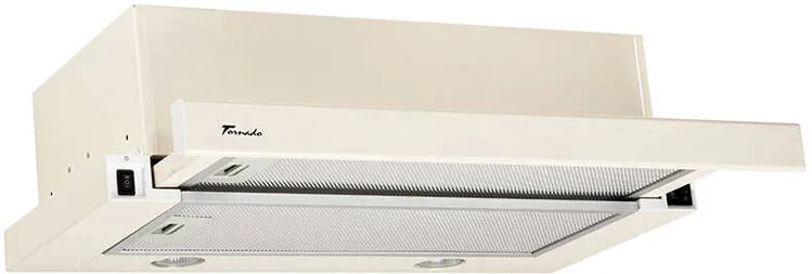 Tornado Hota Telescopica Incorporabila Storm 700 (60), 1 motor, latime 60 cm, 3 viteze, absorbtie 700 m3/ora, Bej