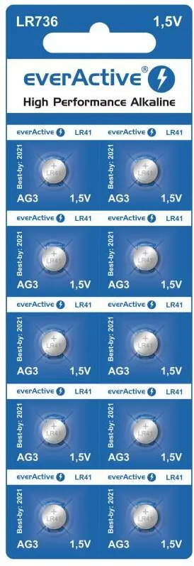 everActive Baterii Mini alkaline everActive G3 LR736 LR41 10 pcs