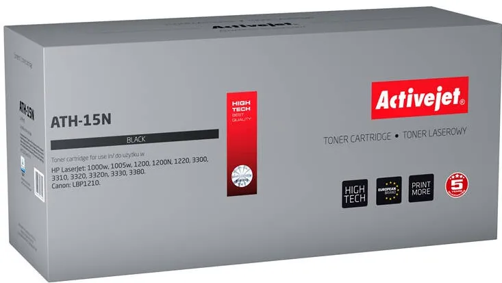 Toner imprimanta ACTIVEJET COMPATIBIL ATH-15N for HP printer; HP 15A C7115A, Canon EP-25 replacement; Supreme; 3000 pages; black