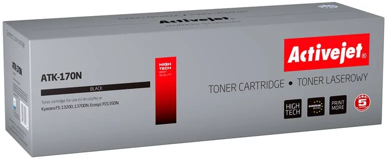 Toner imprimanta ACTIVEJET COMPATIBIL ATK-170N for Kyocera printer; Kyocera TK-170 replacement; Supreme; 7200 pages; black